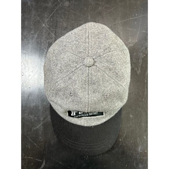 Victorias Secret- PINK- Gray Black- Logo- Wool Baseball Hat- Hawaii Beaches OSFM - Picture 3 of 5